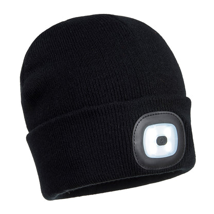 Beanie USB Rechargeable LED Head Light 