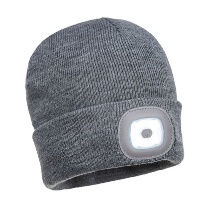 Beanie USB Rechargeable LED Head Light 