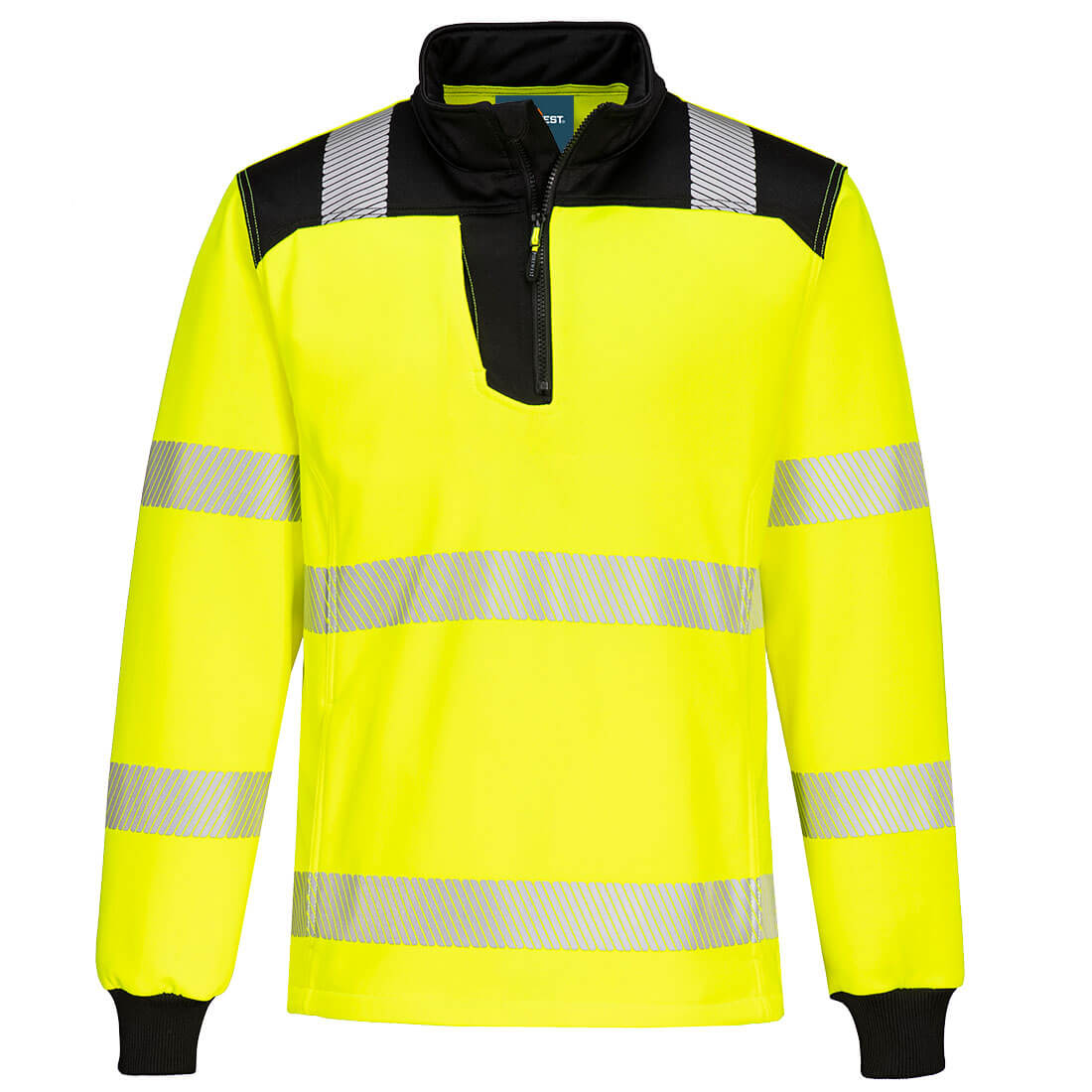 PW3 Hi-Vis 1 4 Zip Sweatshirt