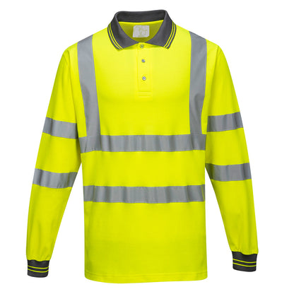 Hi-Vis-Cotton-Comfort-Polo-Shirt-L-S-