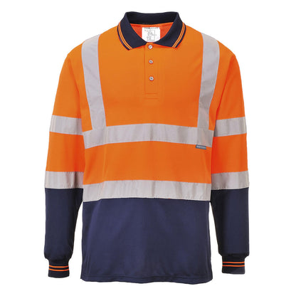 Hi-Vis-Contrast-Polo-Shirt-L-S-