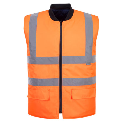 Hi-Vis Reversible Bodywarmer