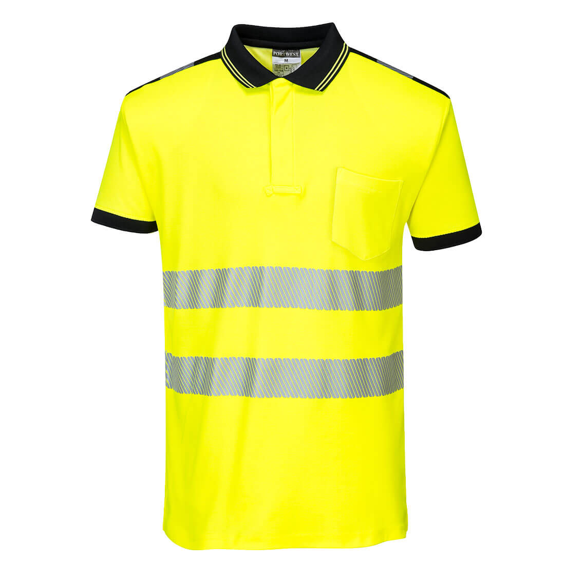 PW3 Hi-Vis Cotton Comfort Polo Shirt S S 