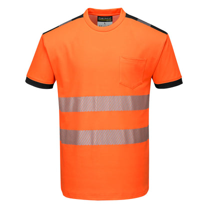 PW3 Hi-Vis Cotton Comfort T-Shirt S S 