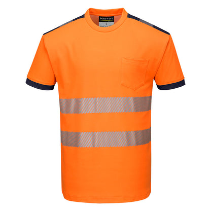 PW3 Hi-Vis Cotton Comfort T-Shirt S S 