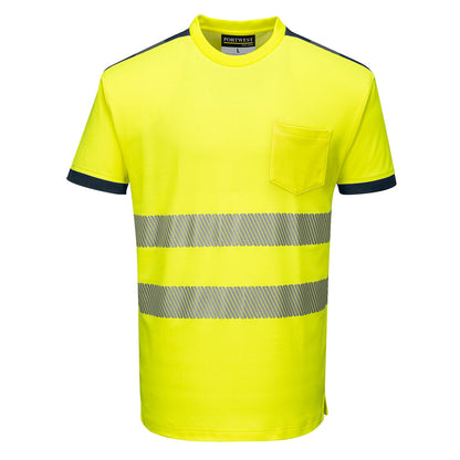 PW3 Hi-Vis Cotton Comfort T-Shirt S S 