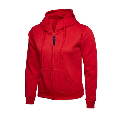 Uneek Ladies Classic Full Zip Hooded Sweatshirt