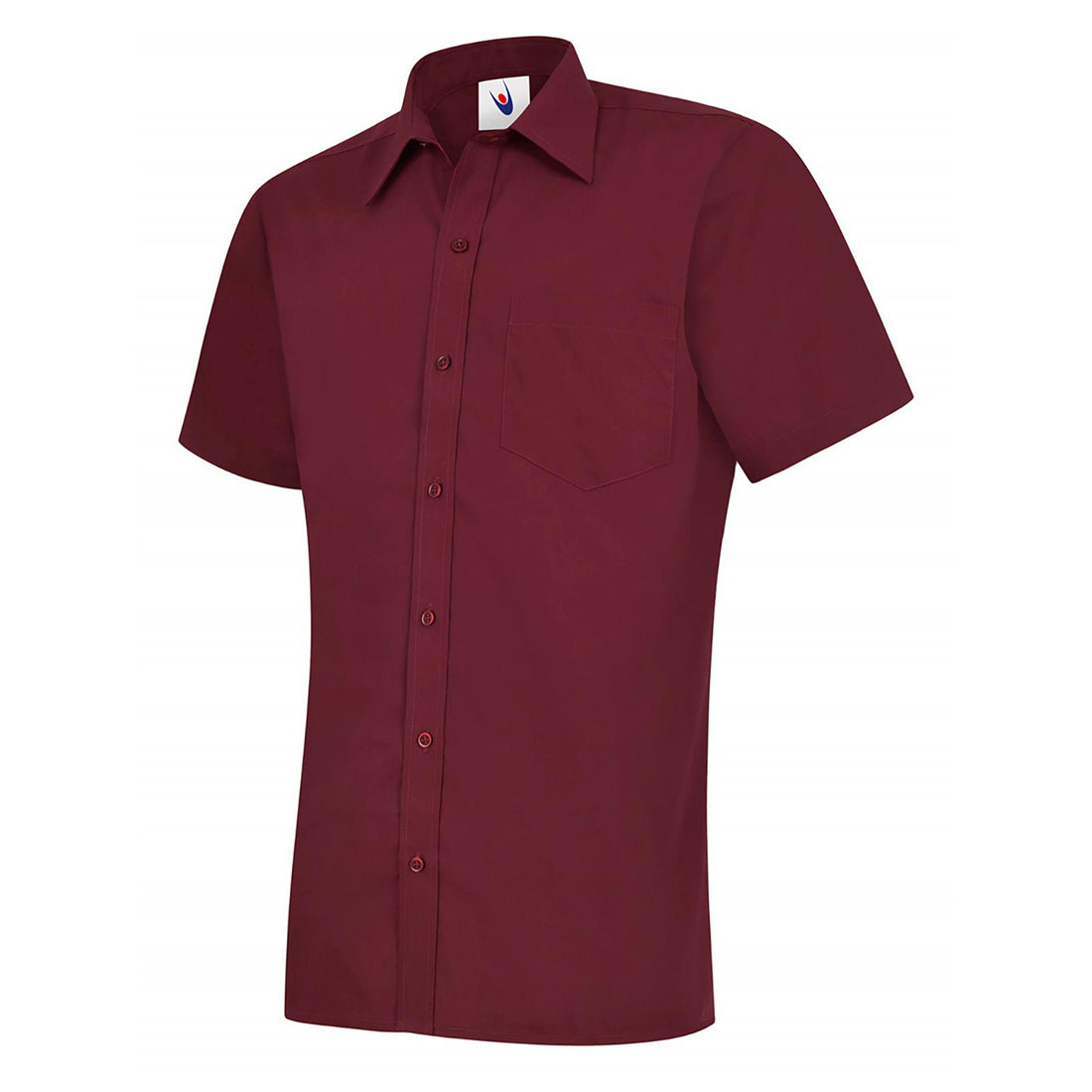 Uneek Mens Poplin Half Sleeve Shirt