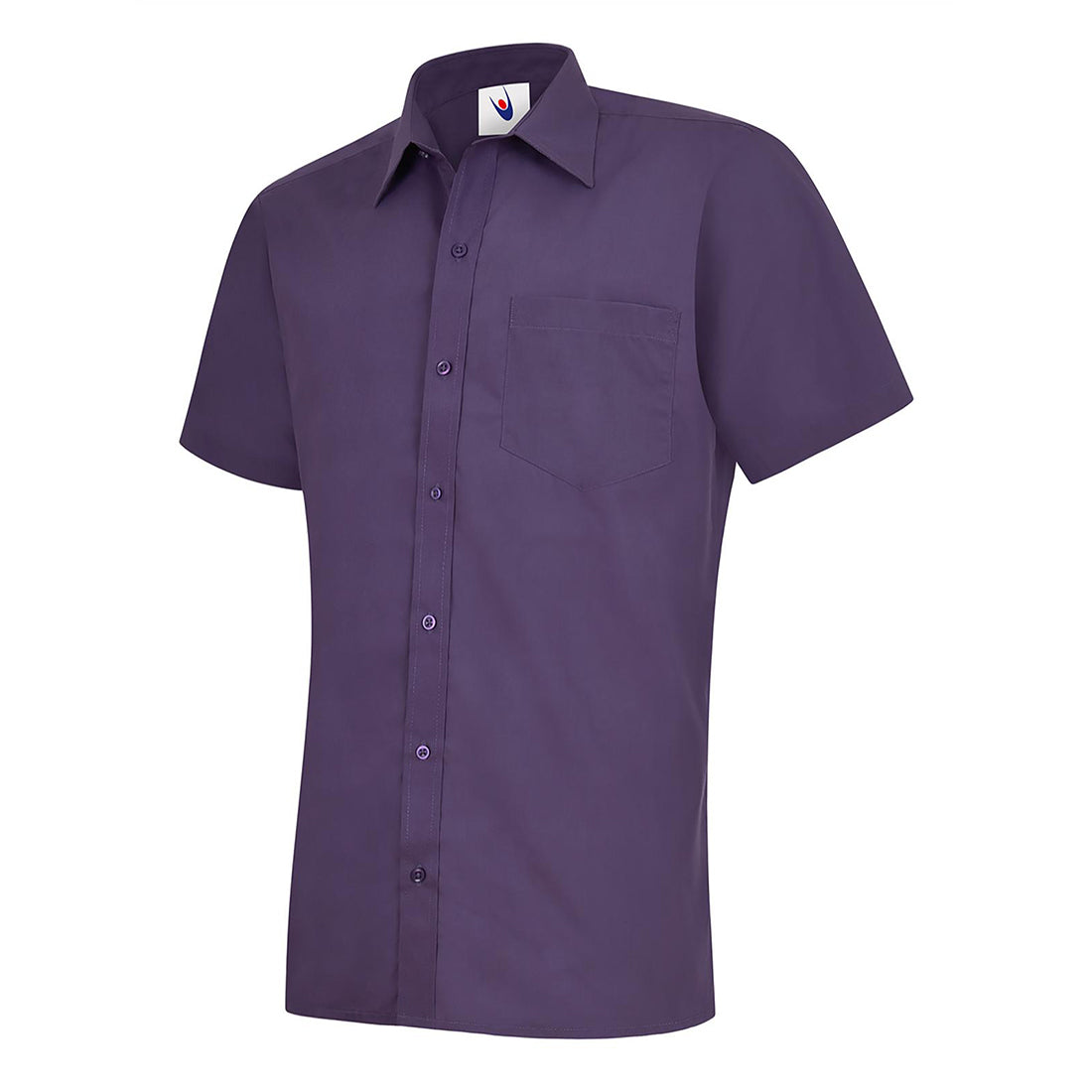 Uneek Mens Poplin Half Sleeve Shirt