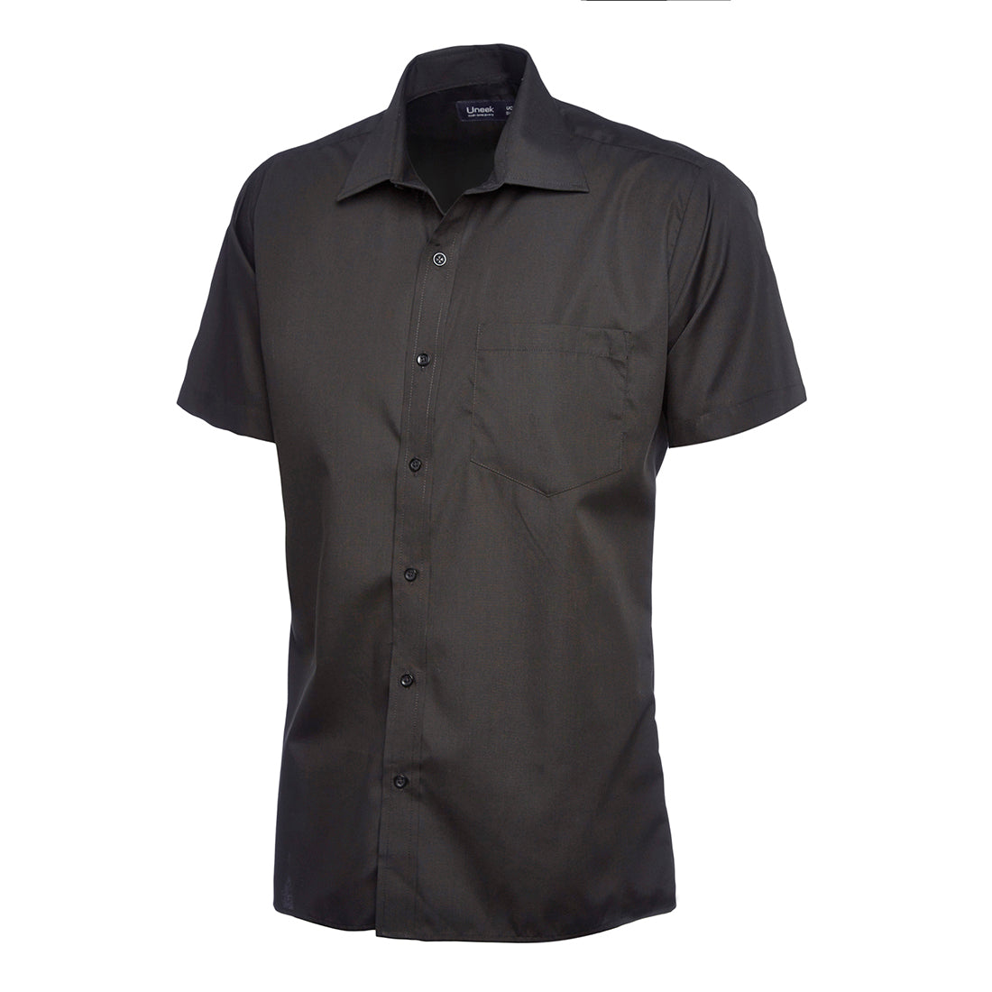 Uneek Mens Poplin Half Sleeve Shirt