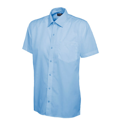 Uneek Mens Poplin Half Sleeve Shirt