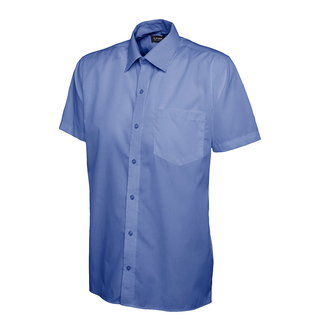 Uneek Mens Poplin Half Sleeve Shirt